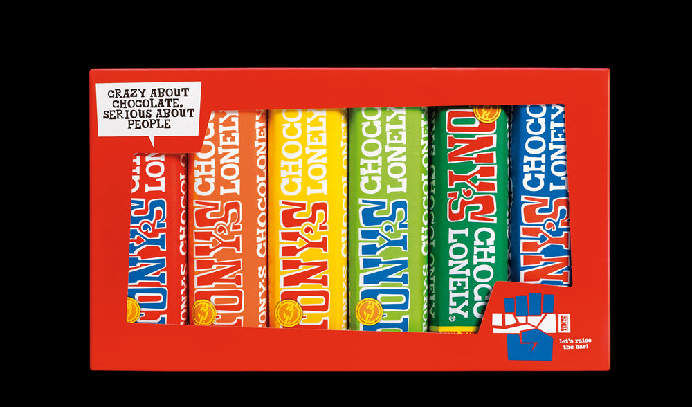 Tonys Chocolonely Rainbow Pack 288g