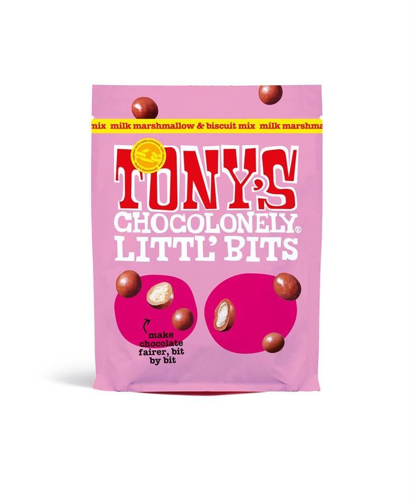 Tonys Chocolonely Tony's Choc Littl 'Bits Marshmallow Biscuit 100G