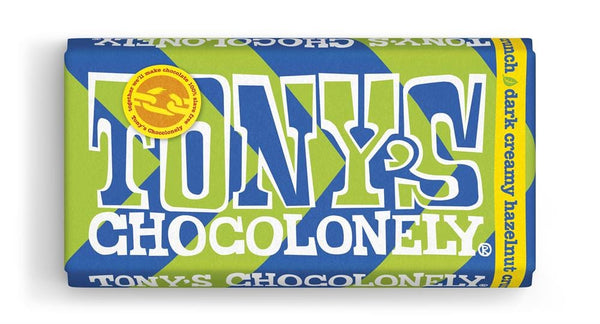 Tonys Chocolonely Tony's Chocolonely Dark Creamy Hazelnut Crunch 180G