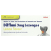 Difflam 3mg Lemon Lozenges Pack of 20 - welzo