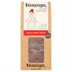 spiced winter red tea 15 tea temples, Teapigs