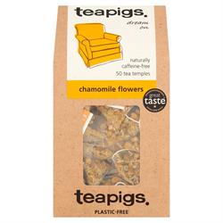 chamomile flowers 50 tea temples, Teapigs