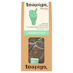 chocolate & mint 15 tea temples, Teapigs