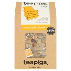 chamomile flowers 40 tea temples, Teapigs