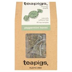 Peppermint leaves 40 tea temples, Teapigs