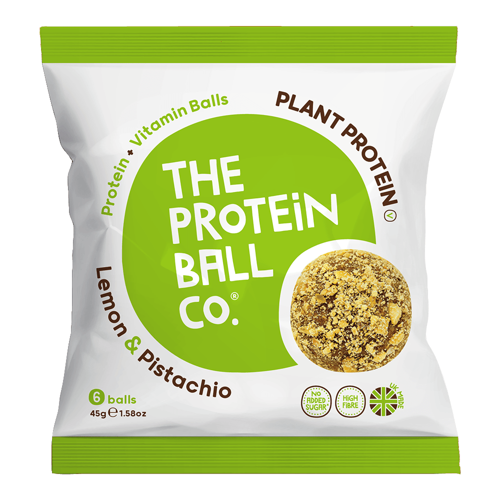 The Protein Ball Co Vegan Protein Balls 10x45g Lemon & Pistachio