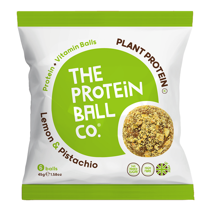 The Protein Ball Co Vegan Protein Balls 10x45g Lemon & Pistachio