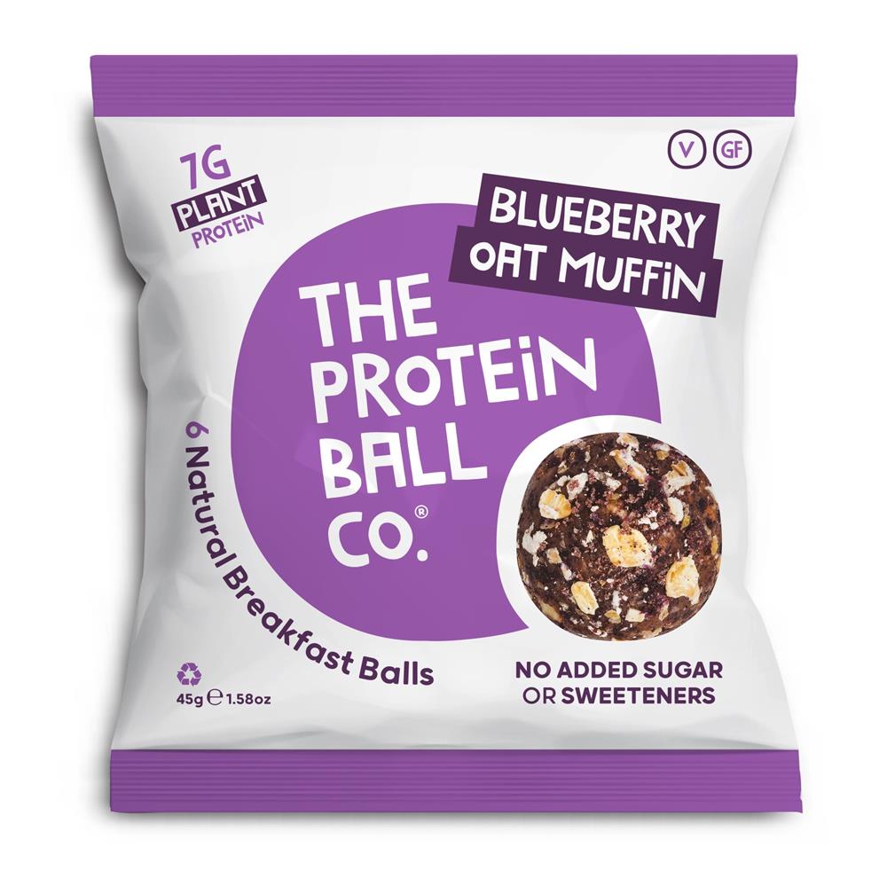 Протеиновата топка Co Blueberry Oat Muffin Protein + Vitamin Balls 45G