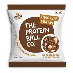 Choc Chip Muffin Protein Breakfast Snack 45g, The Protein Ball Co