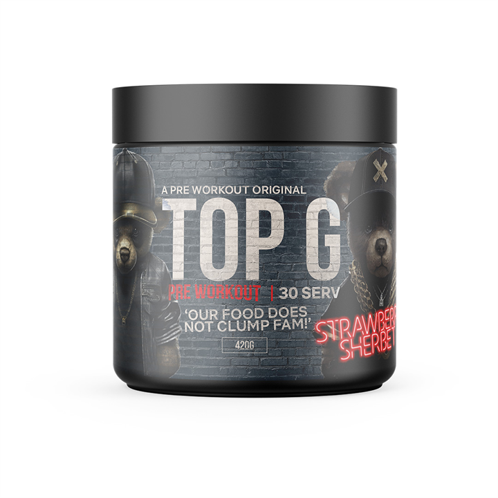 TOP G Pre-Workout 420g Strawberry Sherbert