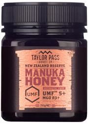 Taylor Pass Manuka Honey UMF5+/MGO83 250g, TAYLOR PASS HONEY