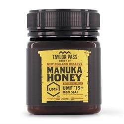 Taylor Pass Manuka Honey UMF15+/MGO514 250g, TAYLOR PASS HONEY