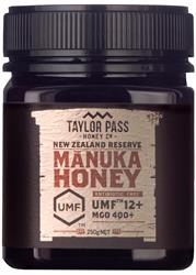 Taylor Pass Manuka Honey UMF12+/MGO400 250g, TAYLOR PASS HONEY