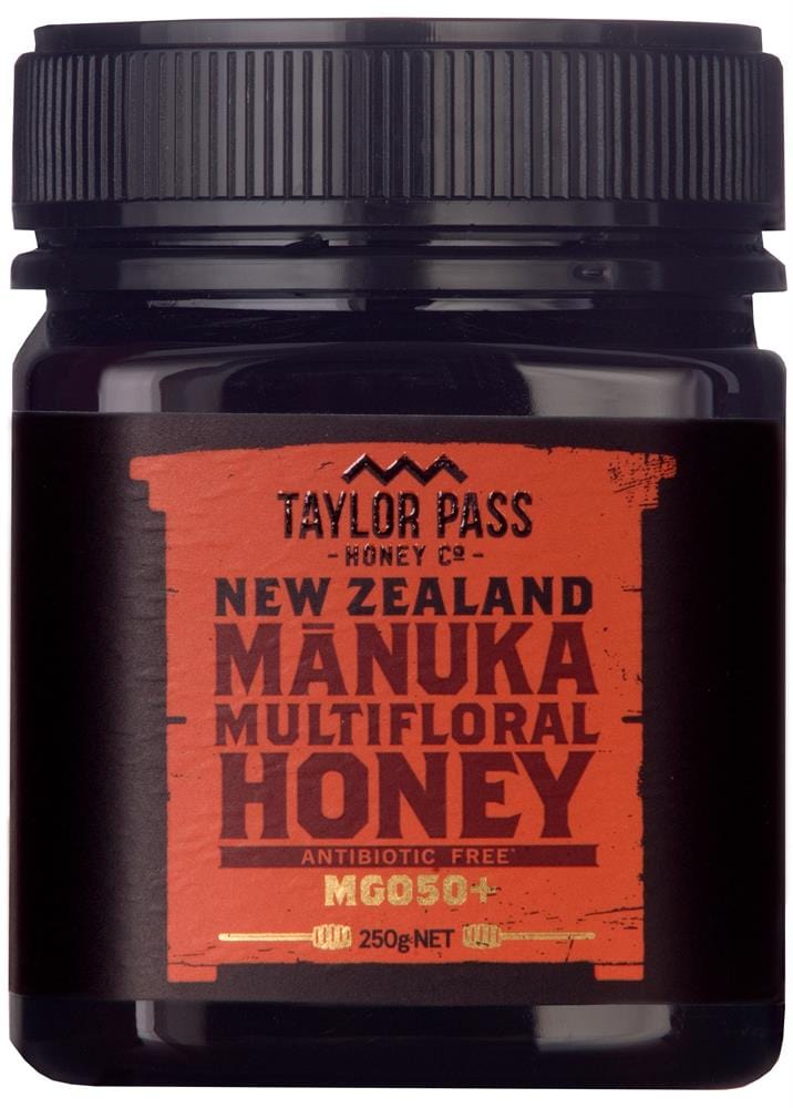 TAYLOR PASS HONEY Taylor Pass Multifloral Manuka Honey MGO50+ 250g