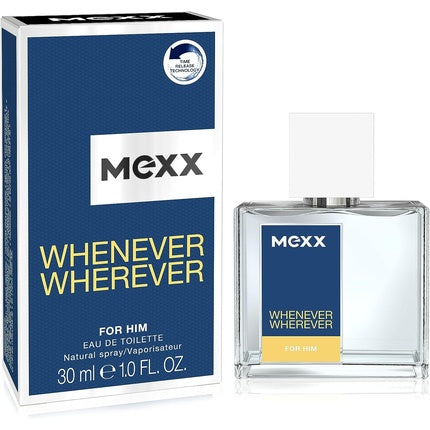 Mexx Wherever Eau de Toilette Spray for Men 30ml