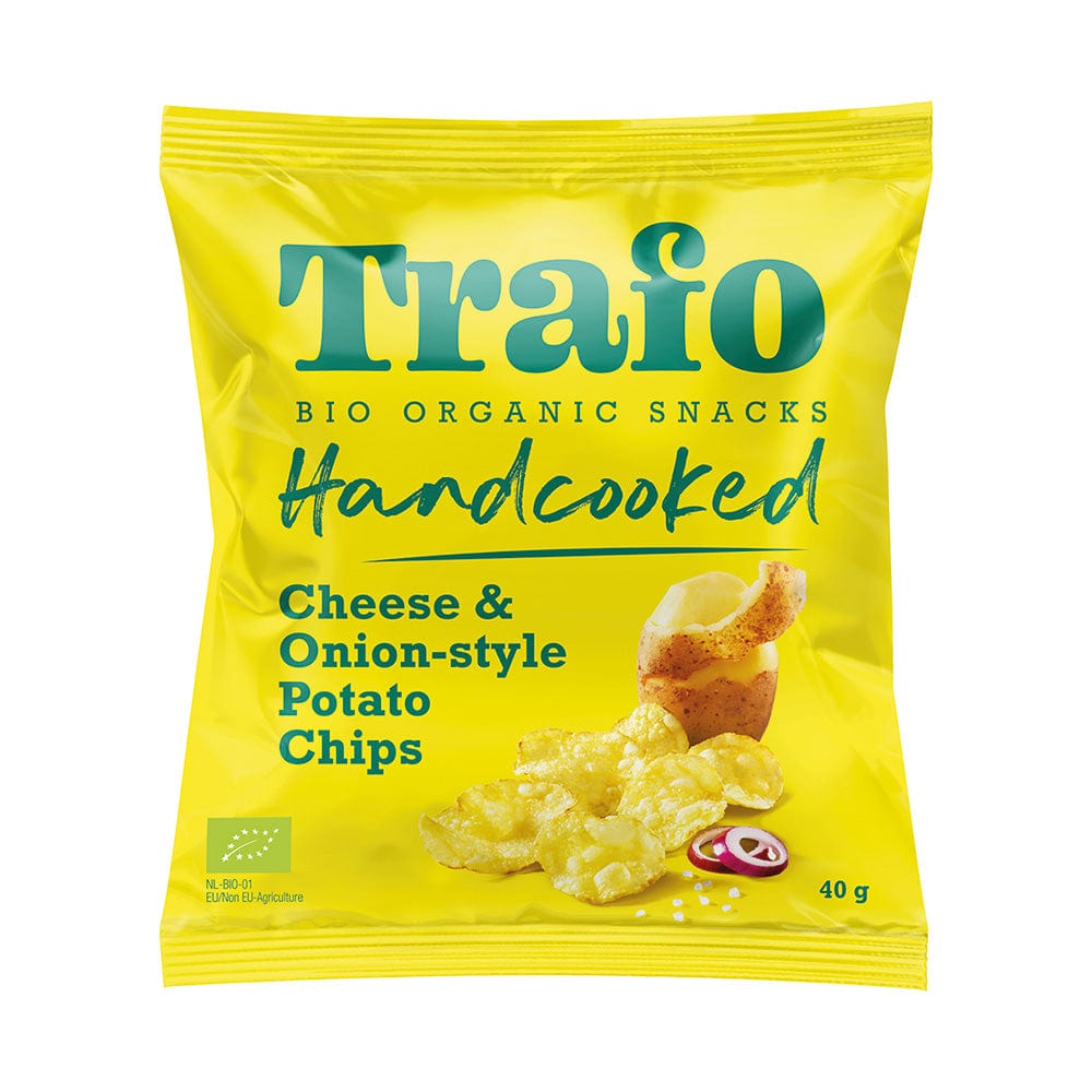 Trafo Organic Handcated Cheese Crisps & Κρεμμύδι 40g