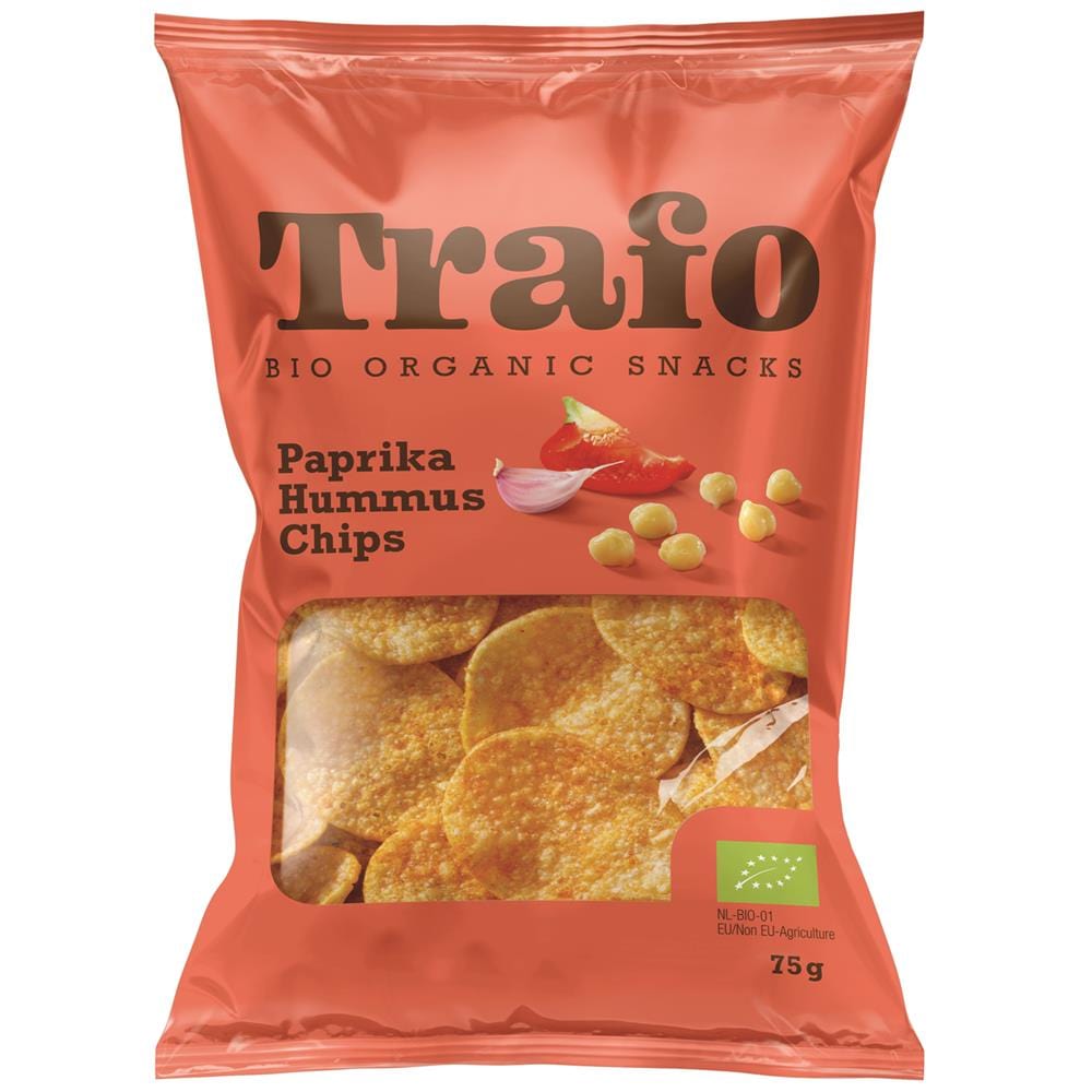 TRAFO CHIPS DE HUMMUS ORGÁNICO PAPRIKA 75G