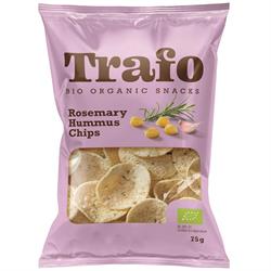 Organic Hummus Chips Rosemary 75g, Trafo