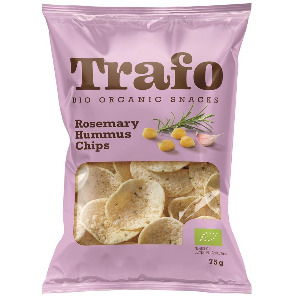 Trafo Organic Hummus Chips Rosemary 75g