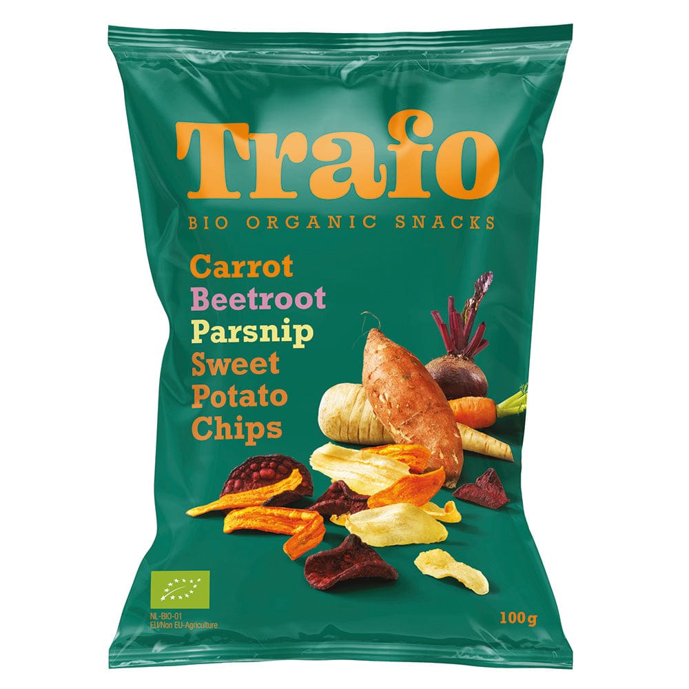 Trafo Organic 4 povrće Crsps 100g