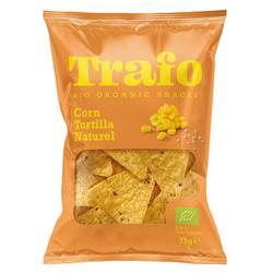 Organic Tortilla Chips Natural 75g, Trafo