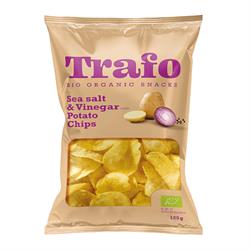 Organic Classic Salt & Vinegar Crisps 125g, Trafo