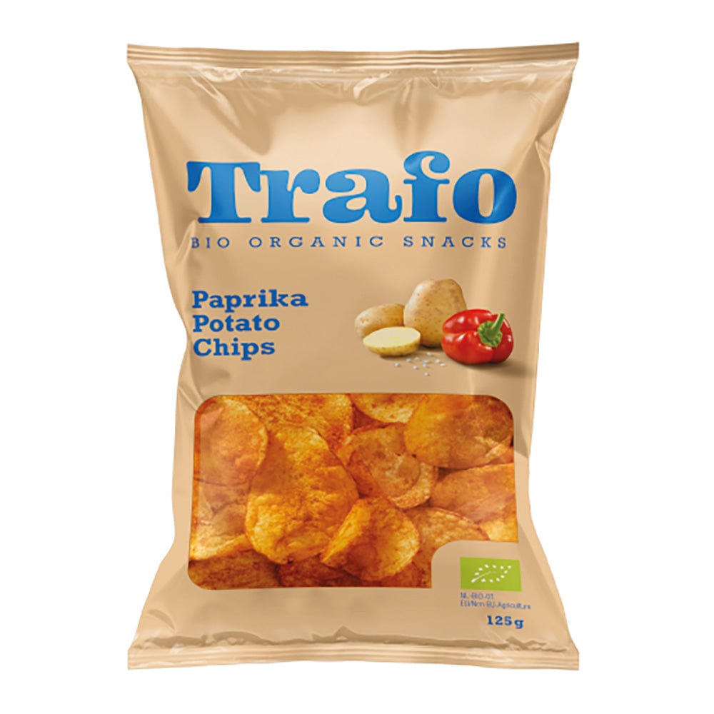 Trafo Organic Classic Paprika Crisps 125g