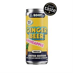 Pineapple-Flavoured Ginger Beer from East African Ginger - 230ml, The Root Co