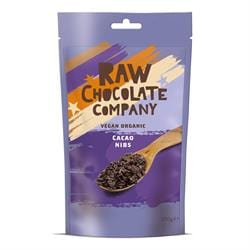 Organic Raw Cacao Nibs 150g, The Raw Chocolate Company