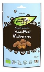 Organic Vanoffee Mulberries 125g, The Raw Chocolate Company