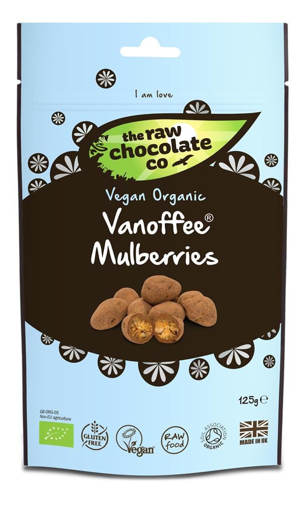 The Raw Chocolate Company Organic Vanoffee Mulberries 125g