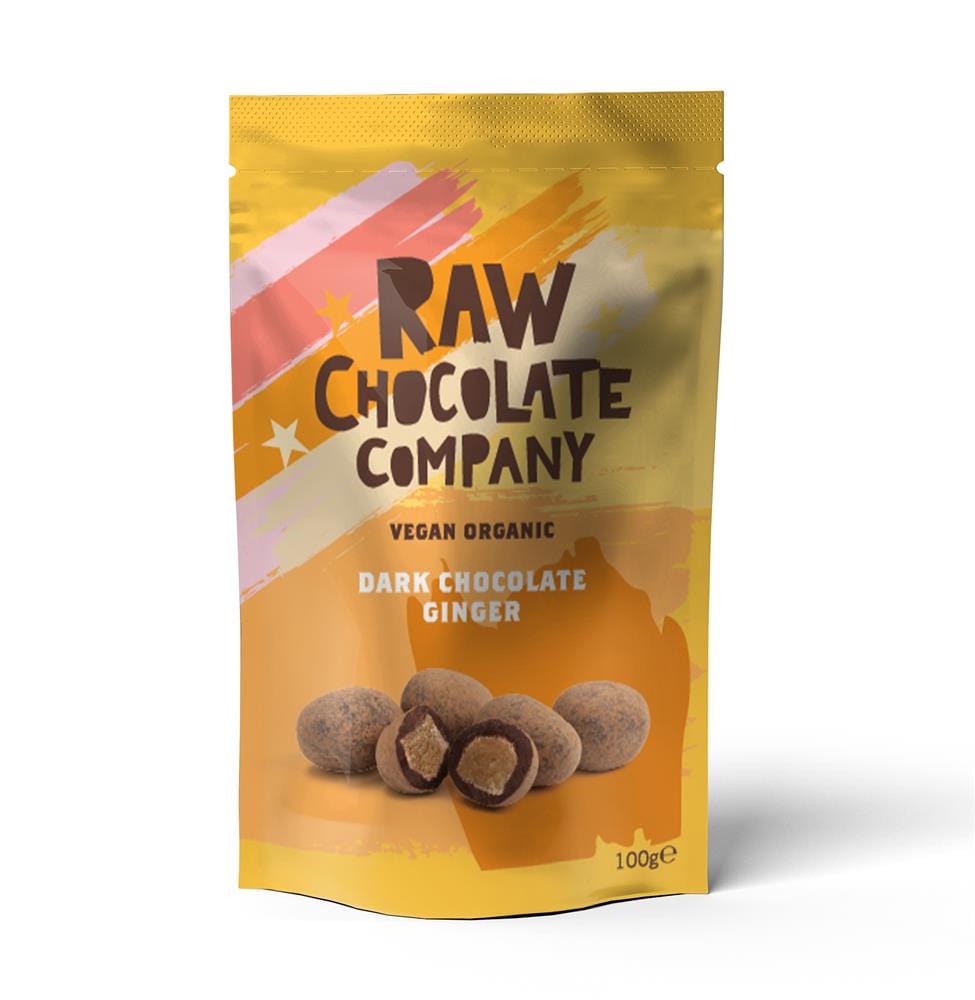 The Raw Chocolate Company Organic Chocolate Ginger 100g