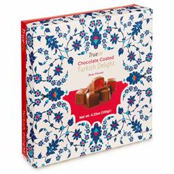 Chocolate Coated Rose Turkish Delight 120g, Truede