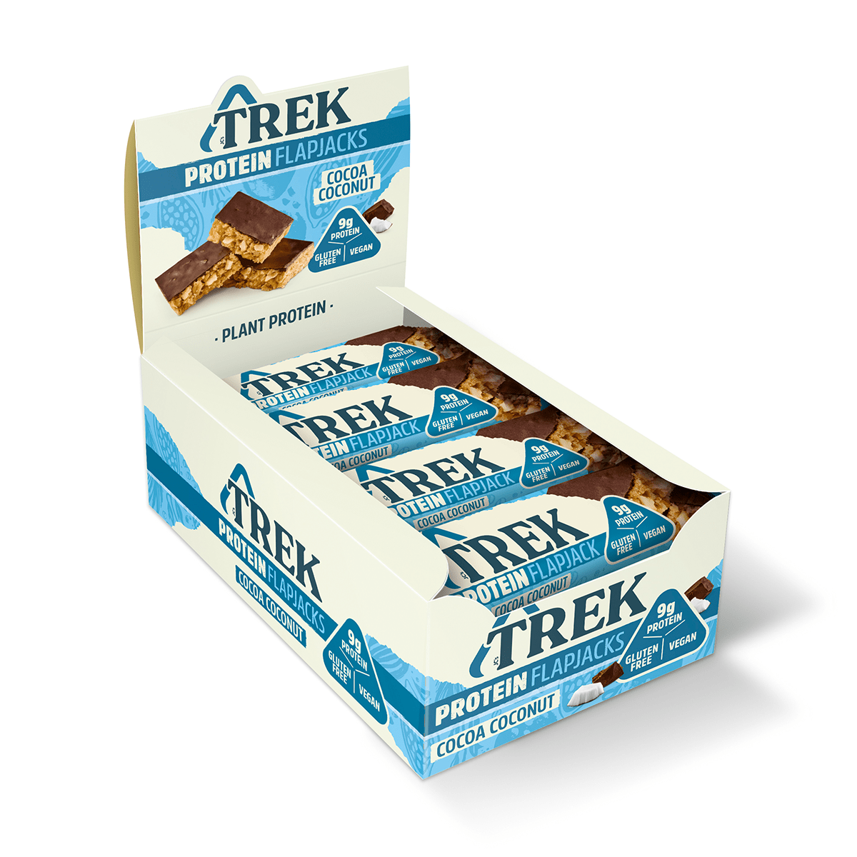 TREK Protein Flapjack 16x50g Cocoa Coconut