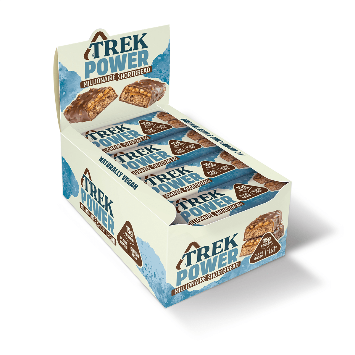 TREK Trek Power 16x55g Millionaire Shortbread