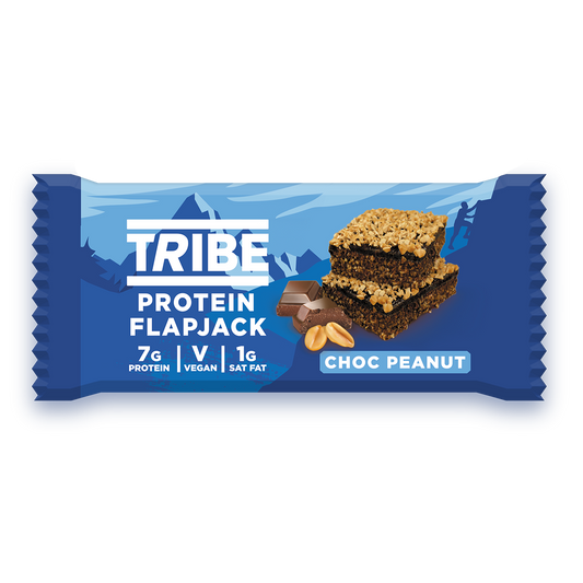 Tribe Protein Flapjack 12x50g Choc Peanut