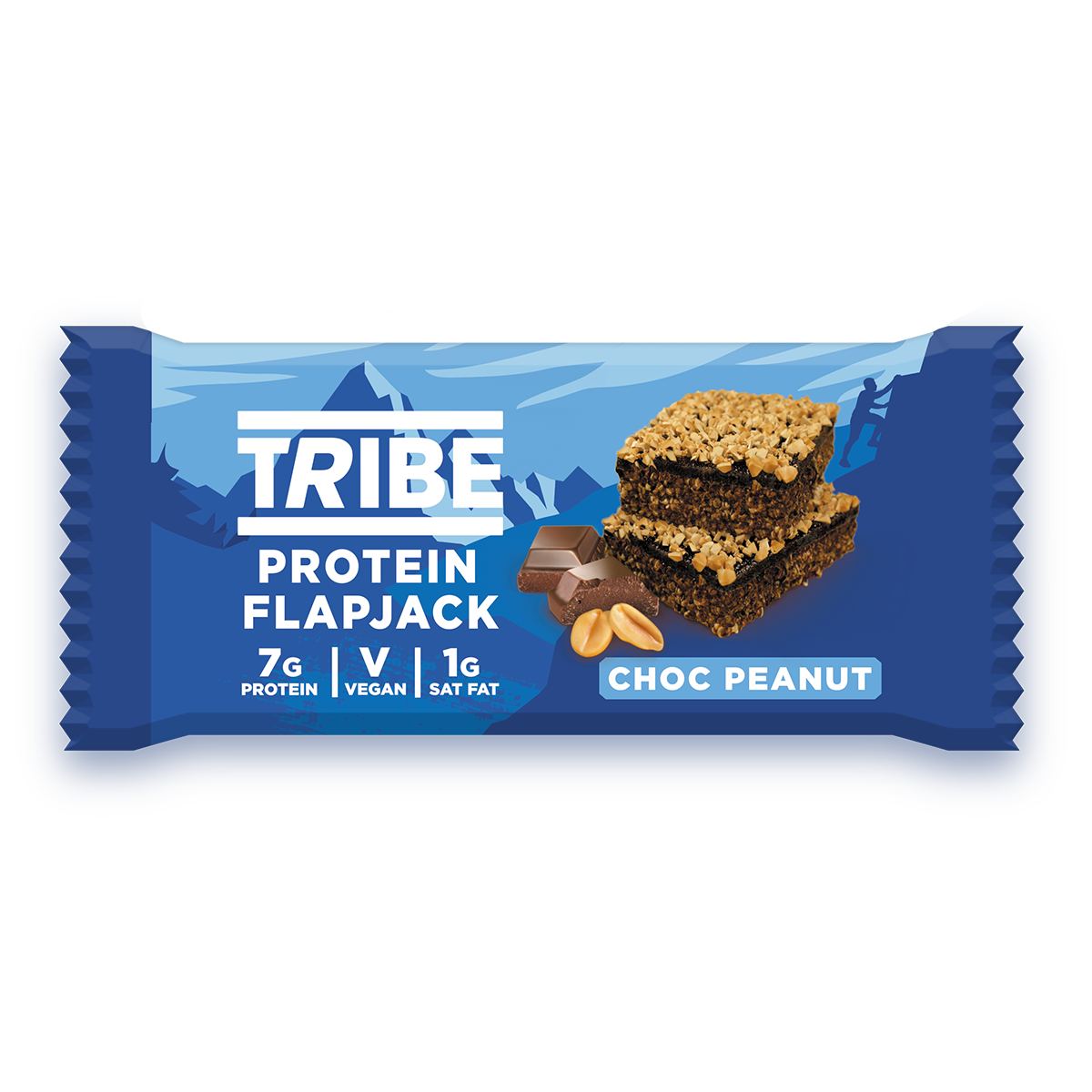 Tribe Protein Flapjack 12x50g Choc Peanut