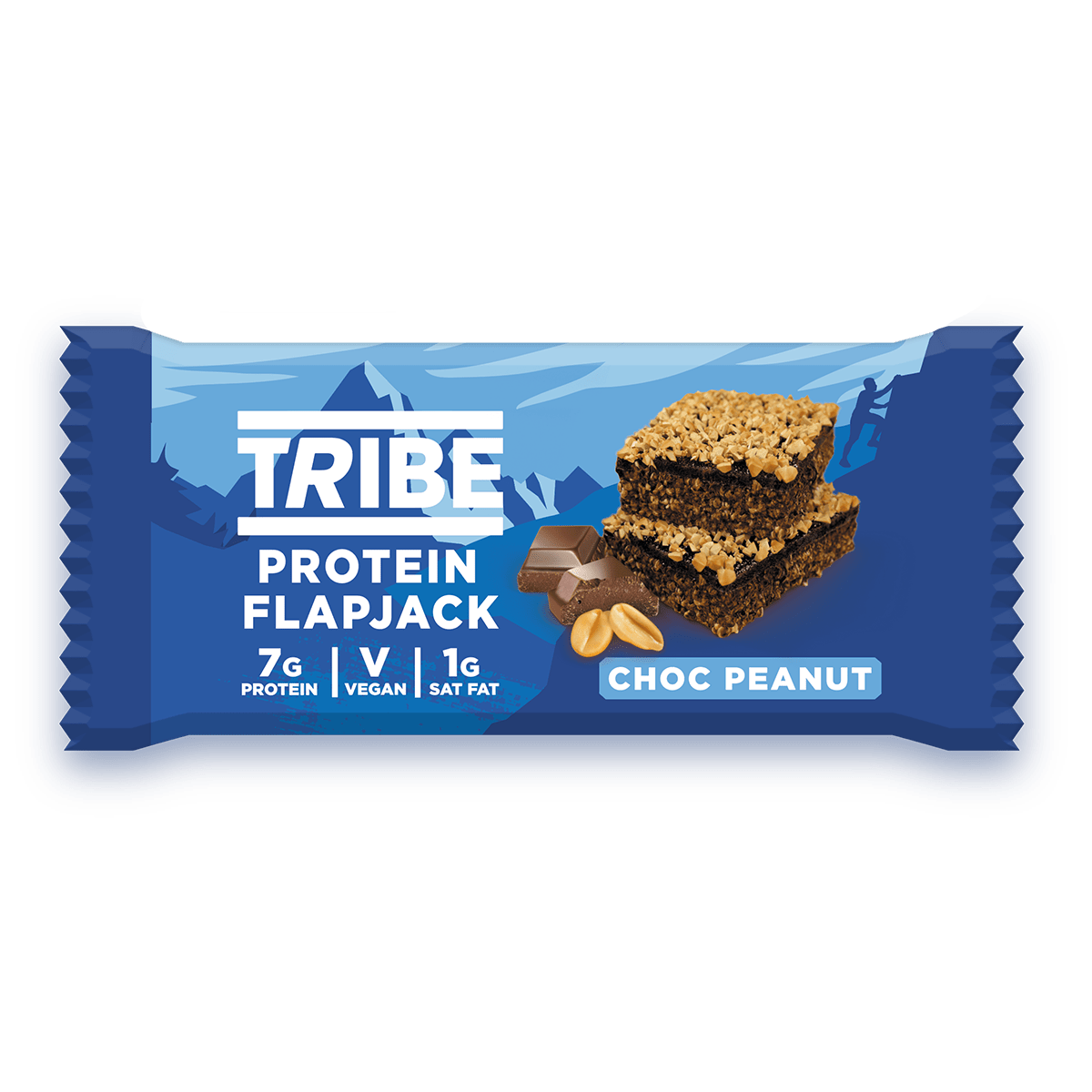 Tribe Protein Flapjack 12x50g Choc Peanut