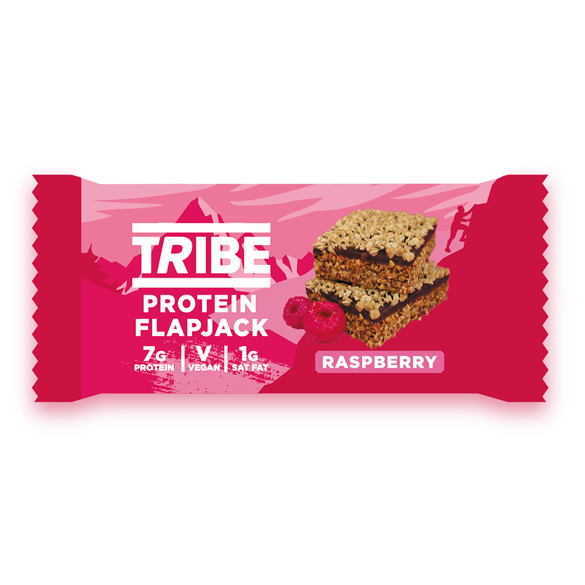 Tribe Protein Flapjack 12x50g Raspberry