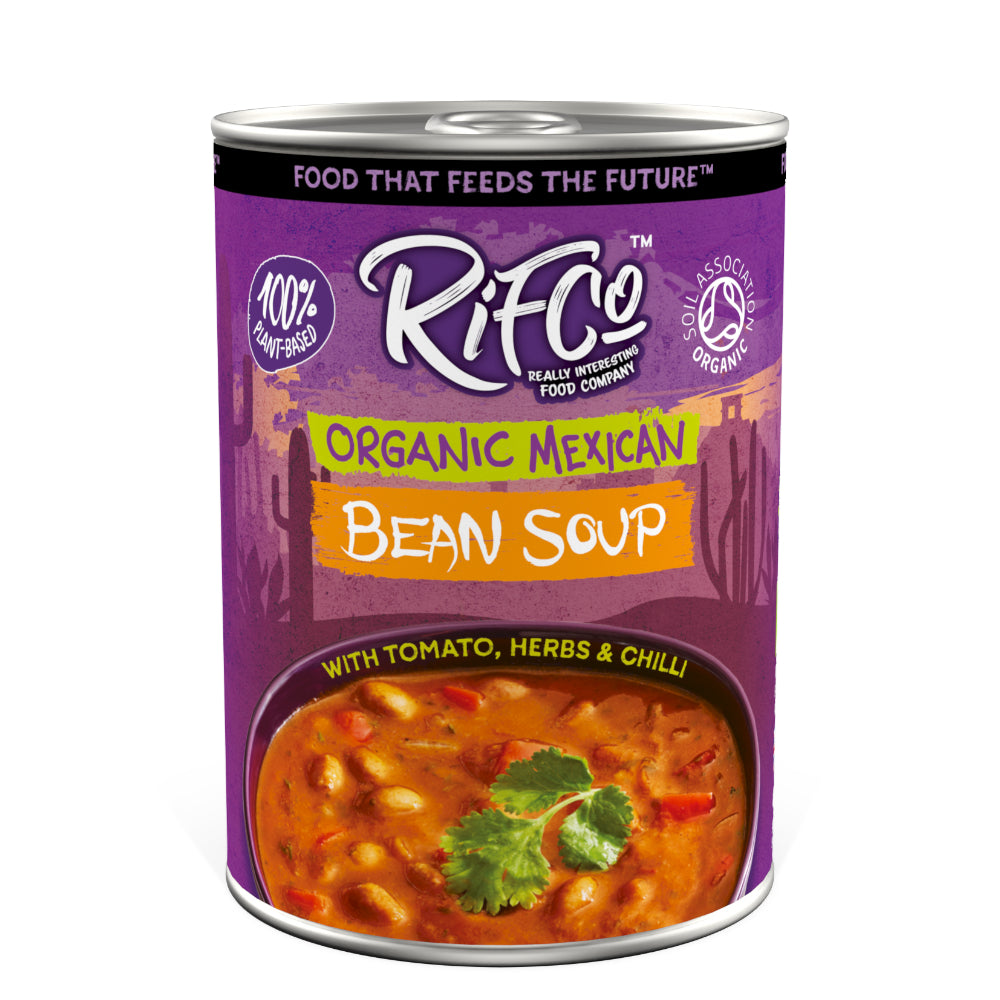 Το πραγματικά ενδιαφέρον φαγητό Co Rifco Organic Mexican Bean Soup 400g