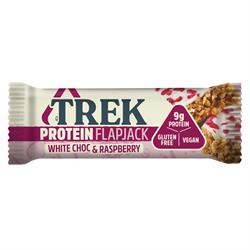 White Choc & Raspberry Flapjack 50g, Trek