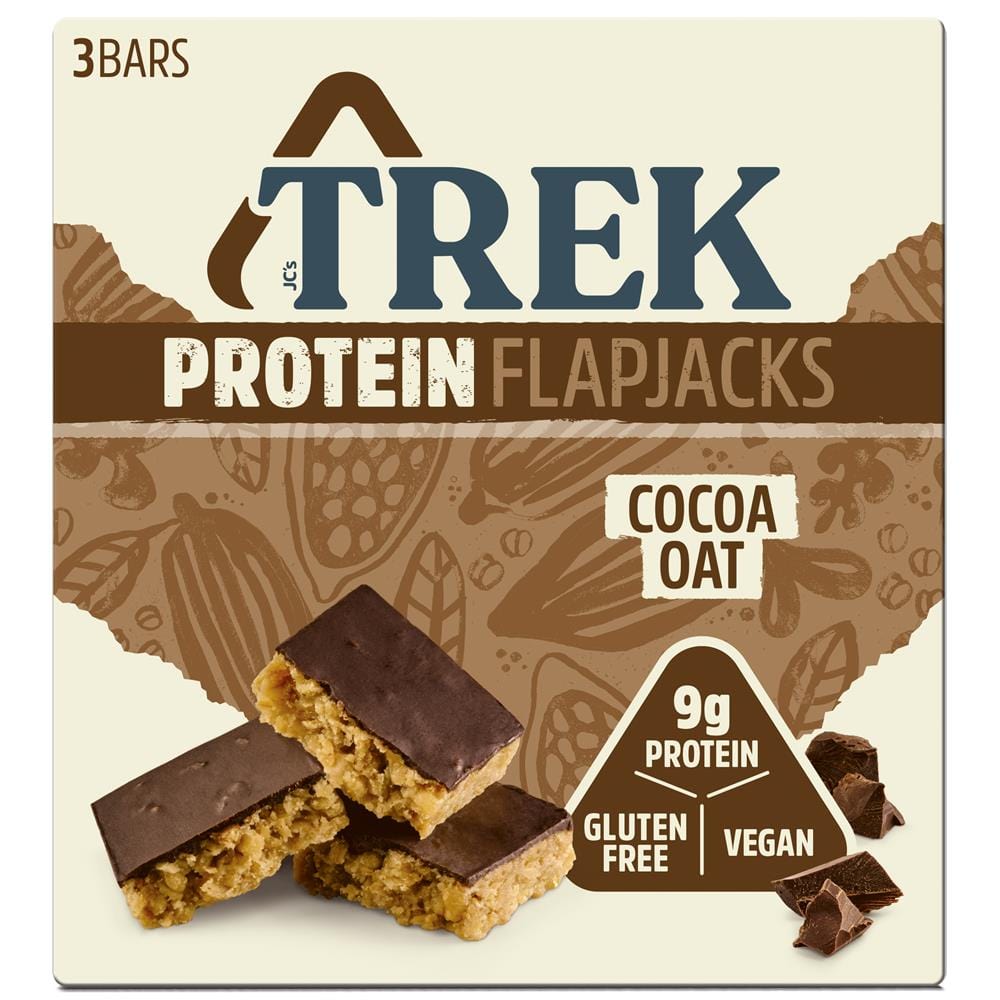 TREK TREK COCOA & OAT 3X50G FLAPJACK Multi-Pack