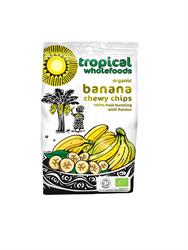 Organic Chewy Banana Chips 150g, Tropical Wholefoods