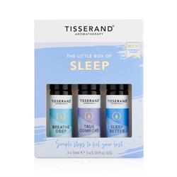 The Little Box of Sleep contains 3 pulse point roller balls, Tisserand