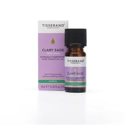 Tisserand Clary Sage Ethically Harvested Essential Oil (9ml), Tisserand