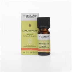 Tisserand Organic Lemongrass Essential Oil (9ml), Tisserand