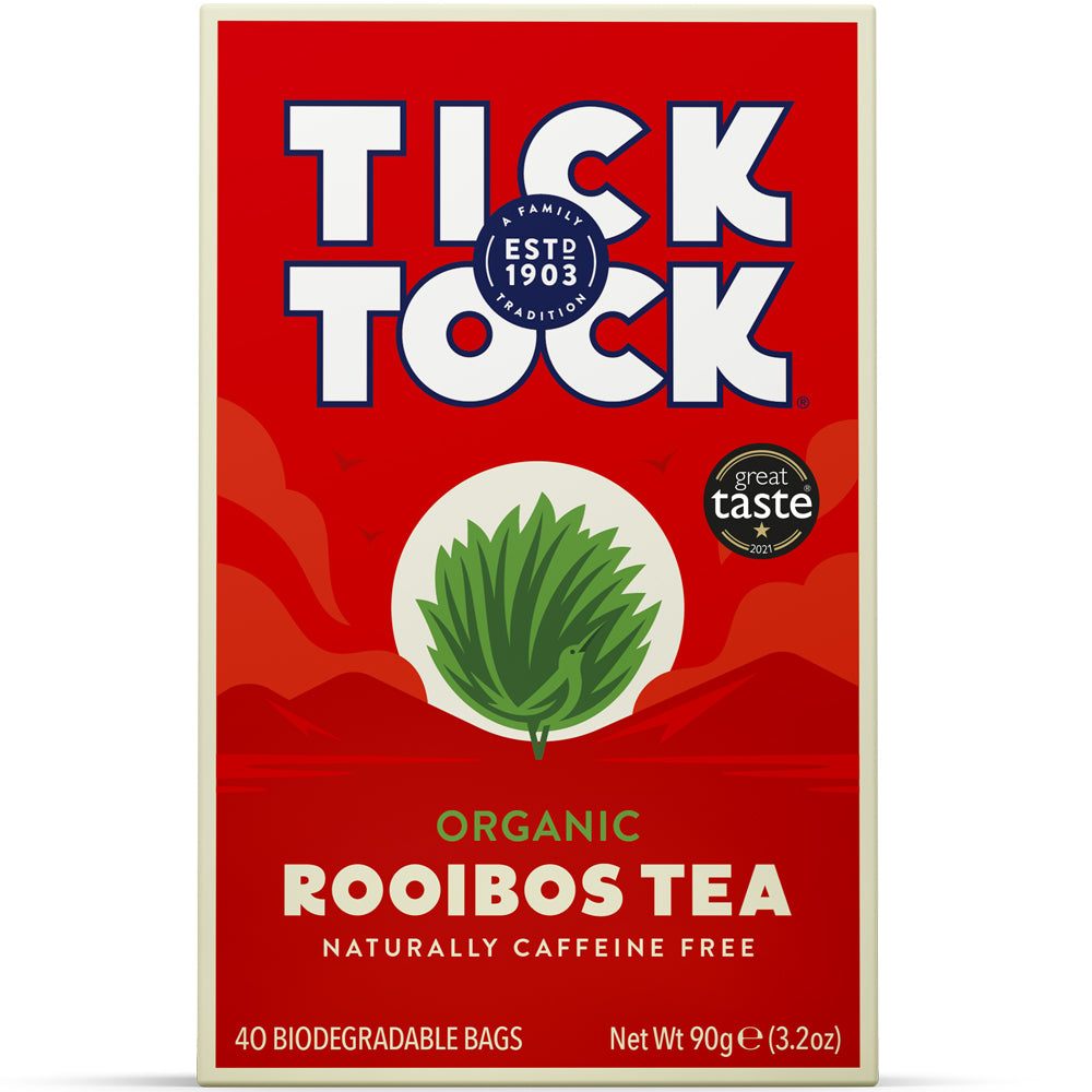 Tick ​​tock Organic Rooibos 40 thee bags