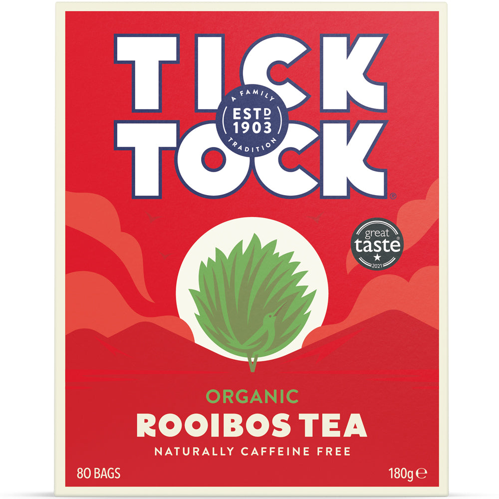 Tick ​​Tock Bio Rooibos 80 Teebeutel