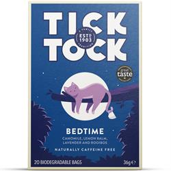 Tick Tock Wellbeing Bedtime Tea 20 bag, Tick Tock