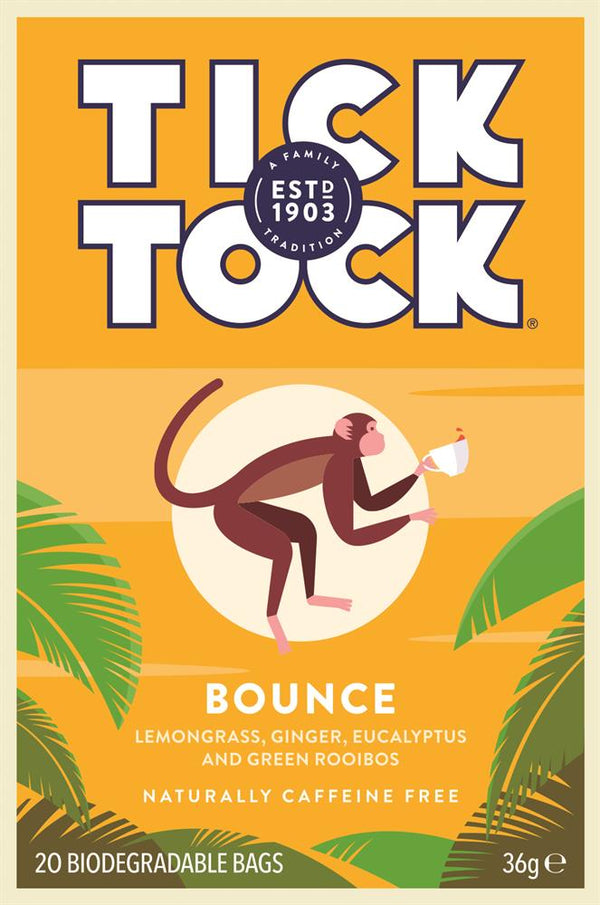 Tick ​​tock tick tock wellbeing bounce te 20'ere